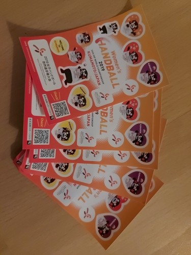 Maskottchen handball - 5x,