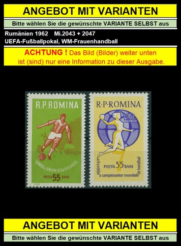 Rumänien 1962
