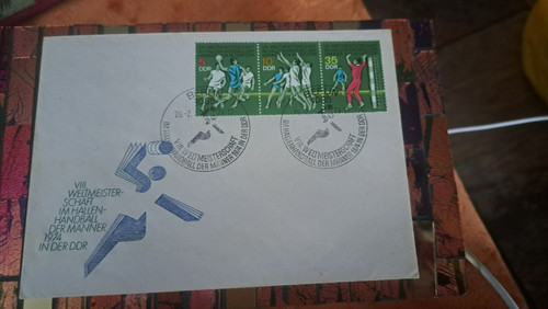 Ddr brief weltmeisterschaft - ddr,