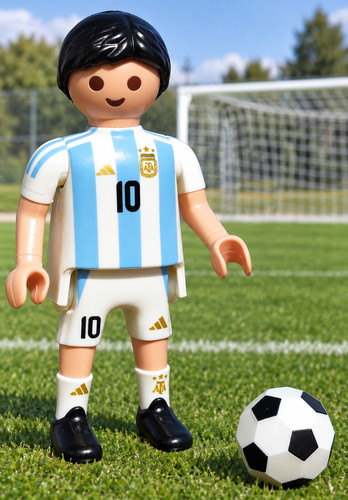 Playmobil figur leo - figur, ball