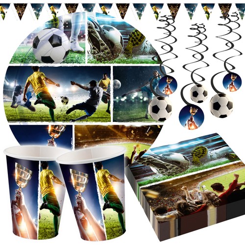 Fussball geschirr deko - fussball,